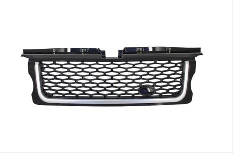 Land Rover RR Sport 2005-2009 İçin Uyumlu Siyah Panjur (Gri Şeritli)