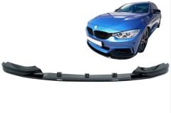 Bmw 4 Serisi F32/F36 2014-2020 MT İçin Uyumlu Ön Lip - Piano Black
