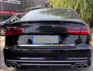 Audi A6 2015-2018 İçin Uyumlu  Yedek ParçaS6 Difüzör - (Standart Tampon İçin )