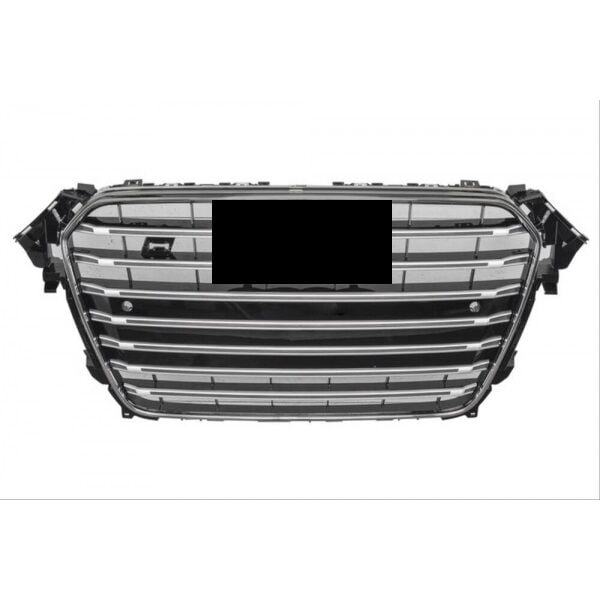 Audi A4 2012-2015 İçin Uyumlu S4 Panjur Siyah