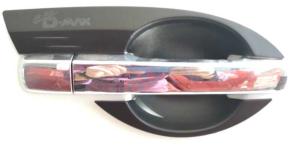 İsuzu D-Max 2012-2017 Kapı Kolu İç Kaplama Siyah