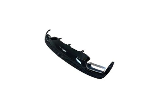 Audi A6 2012-2014 İçin Uyumlu 2015+ Facelift Difüzör (Parlak Siyah)