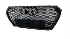 Audi A4 2016-2019 İçin Uyumlu Panjur RS4 Siyah