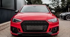 Audi A4 2016-2019 İçin Uyumlu Panjur RS4 Siyah