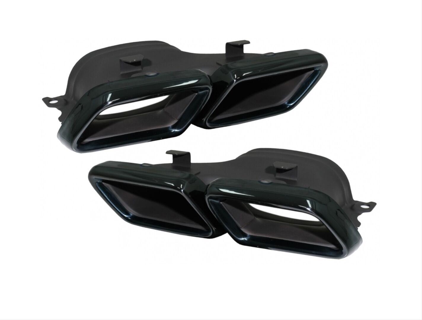 Mercedes W205 C63 Uyumlu Siyah Egzoz Seti