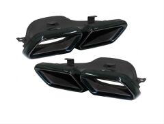 Mercedes W205 C63 Uyumlu Siyah Egzoz Seti