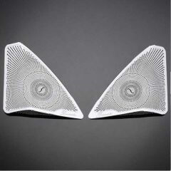 Mercedes W205 Uyumlu Burmester Tweeter Kapağı Üçgen 2 Parça