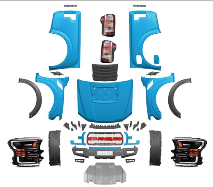 Ford Ranger F150 Raptor Dönüşüm Full - Far Kaşı