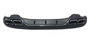 Mercedes W205 C63 Sedan Uyumlu Yedek Parça Difüzör Silver Egzoz Seti Normal Tampon