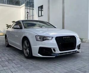 A5 2012-2015 İçin Uyumlu RS5 2017+ Facelift Ön Tampon & Panjur Set