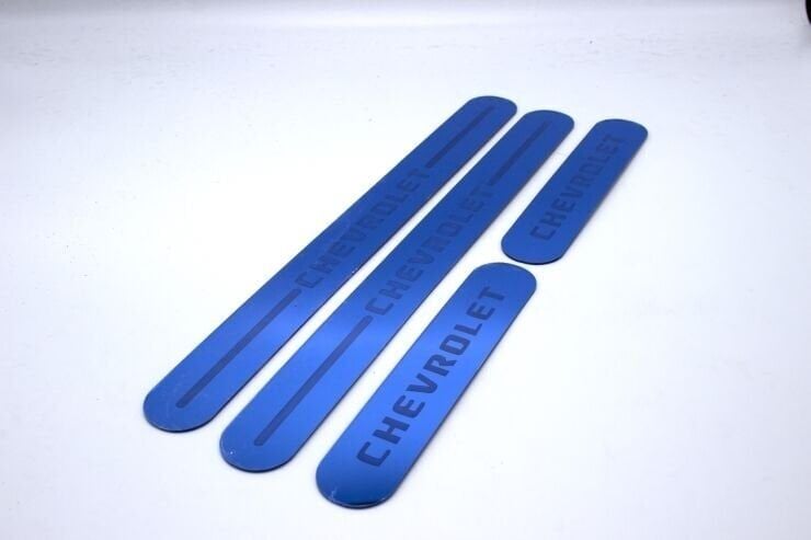 Chevrolet Uyumlu Yedek Parça Mavi Işıksız Kapı Eşiği