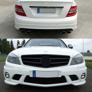 Mercedes W204 2007-2011 C63 Uyumlu Yedek Parça Body Kit (Makyajsız)