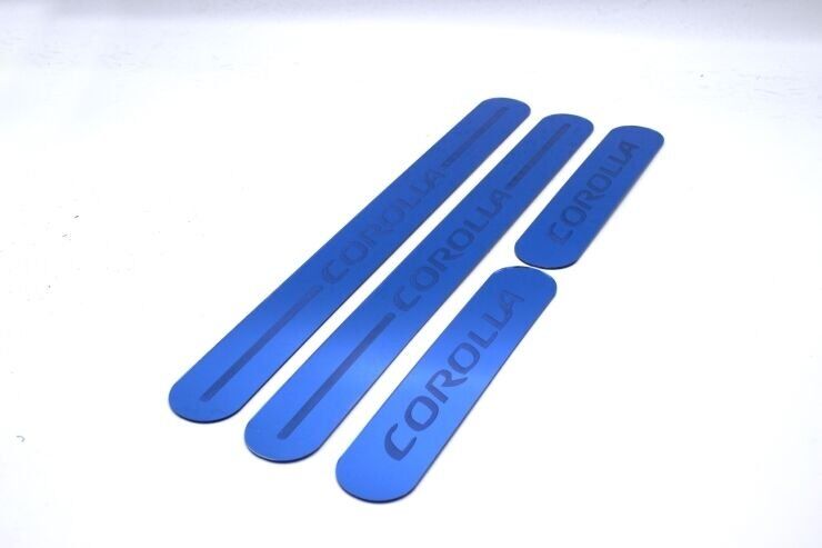 Toyota Corolla Uyumlu Yedek Parça Mavi Işıksız Kapı Eşiği