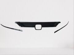 Honda 2022 Civic Panjur Kaplama - Piano Black 3 Parça