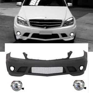 Mercedes W204 2007-2011 C63 Uyumlu Yedek Parça Ön Tampon (Makyajsız)