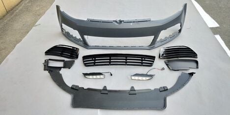 Volkswagen Jetta 2012-2015 İçin R Ön Tampon + Panjur