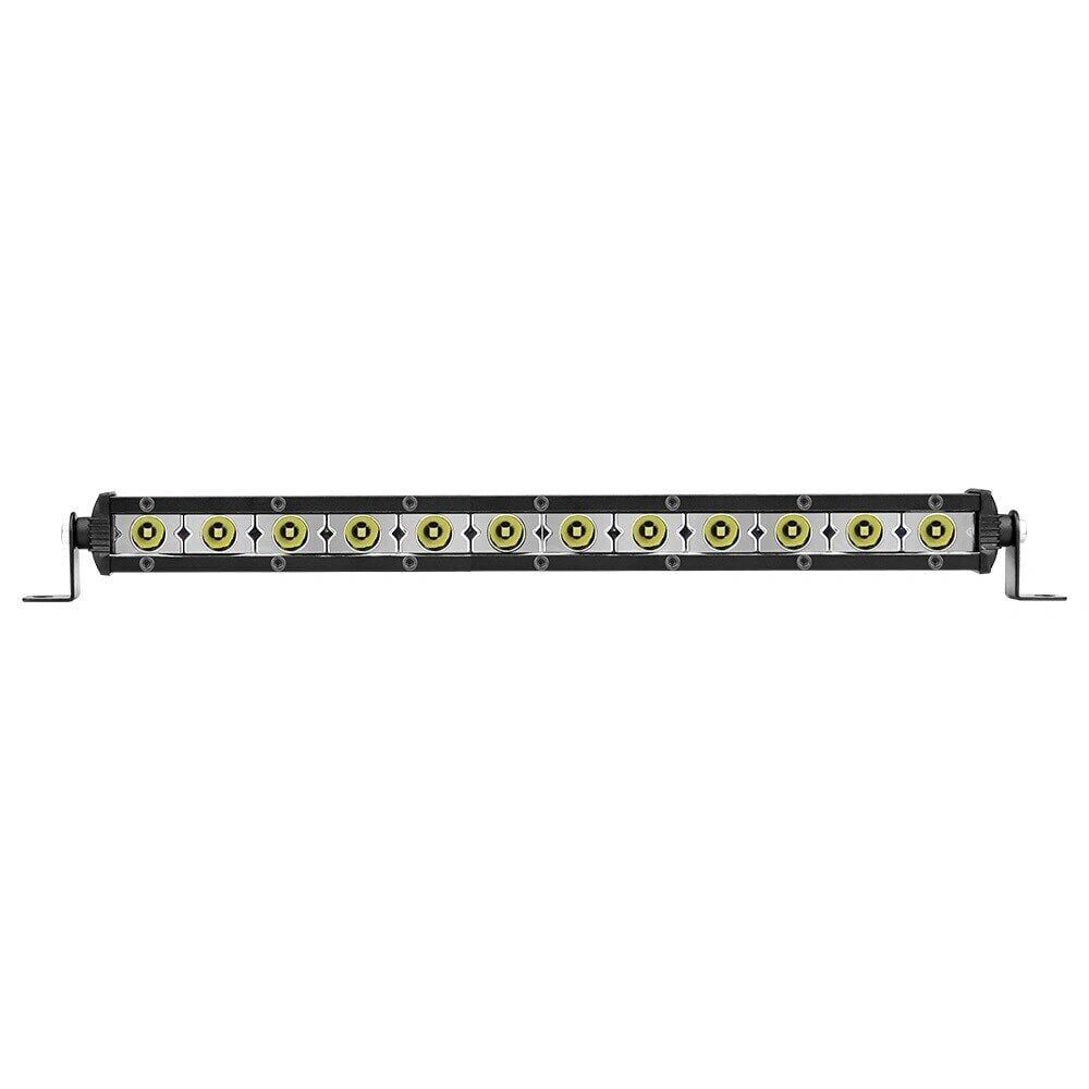 36W 32.5cm Düz Tek Sıra Üniversal Delici Sis Lambası Led Bar