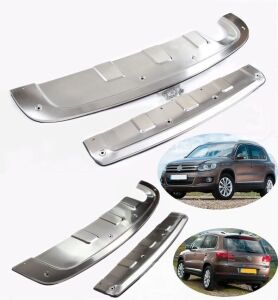 Volkswagen Tiguan 2008-2015 Uyumlu Yedek Parça Ön ve Arka Difüzör / Metal