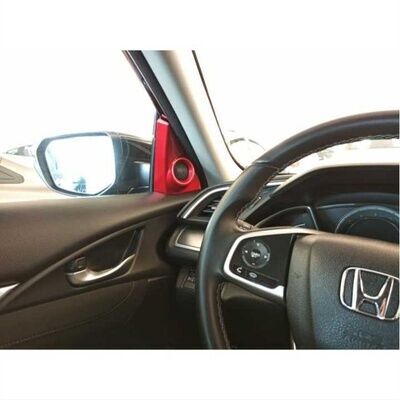Honda Civic Fc5 Uyumlu Yedek Parça 2016-2020 Tweeter Kaplama Kırmızı