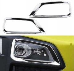 Hyundai Kona Far Çerçevesi - Krom