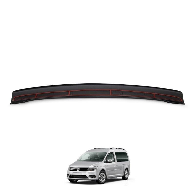 Volkswagen Caddy 2015+ Uyumlu Yedek Parça  Arka Tampon Eşiği Parlak Siyah