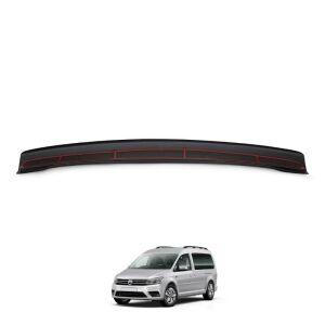 Volkswagen Caddy 2015+ Uyumlu Yedek Parça  Arka Tampon Eşiği Parlak Siyah