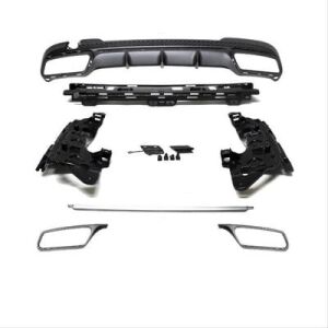 Mercedes W212 E63 Uyumlu Yedek Parça Amg Makyajlı Kasa Difüzör Egzoz Seti