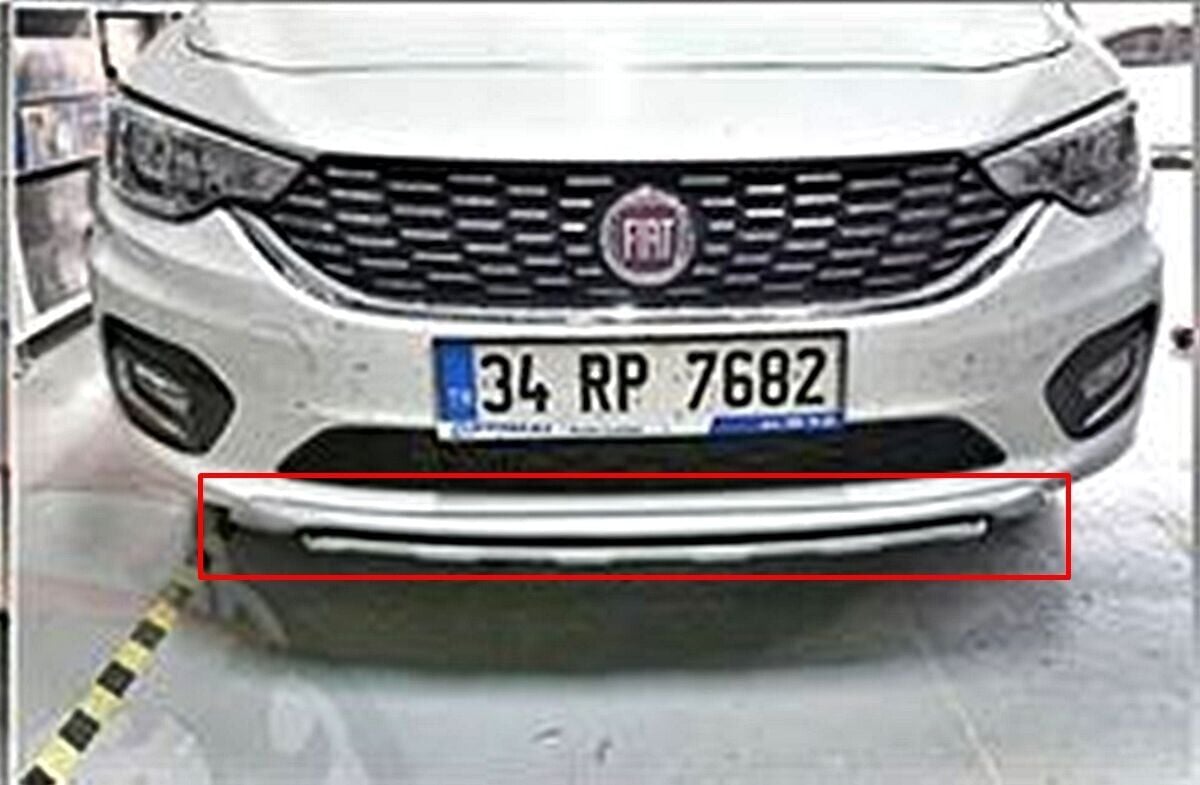 Fiat Egea Uyumlu Yedek Parça Ön Tampon Koruma - Plastik