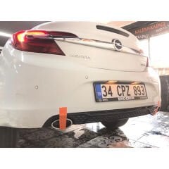 Opel Insignia 2013 2017 Difüzör Performance +Egz. Ucu (Krom) Set