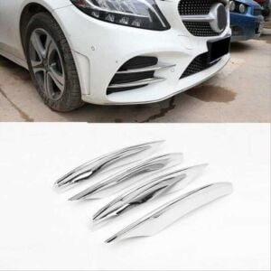 Mercedes W205 2015-2018 Uyumlu Yedek Parça Sis Kaşı 4 Parça (krom)