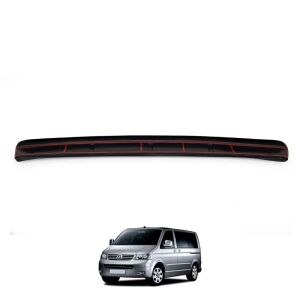 Volkswagen Transporter T5 2003 - 2009 Uyumlu Yedek Parça Arka Tampon Eşiği Parlak Siyah