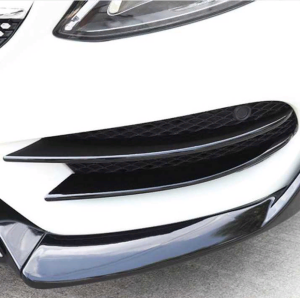 Mercedes W205 2015-2018 Uyumlu Yedek Parça Sis Kaşı 4 Parça (Piano Black)