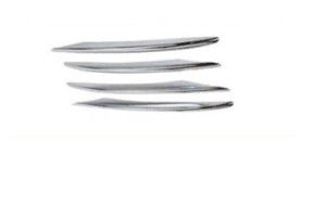 Mercedes W205 2019+ Uyumlu Yedek Parça Sis Kaşları 4 Parça (Sis Bıçakları) (krom)