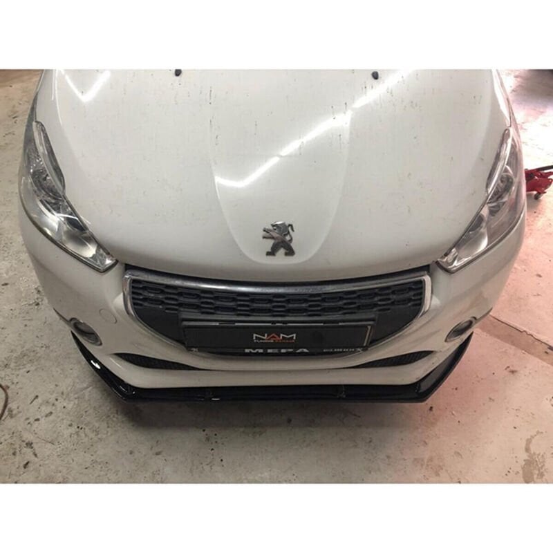 Peugeot 208 2012 - Basic Ön Lip Parlak Siyah