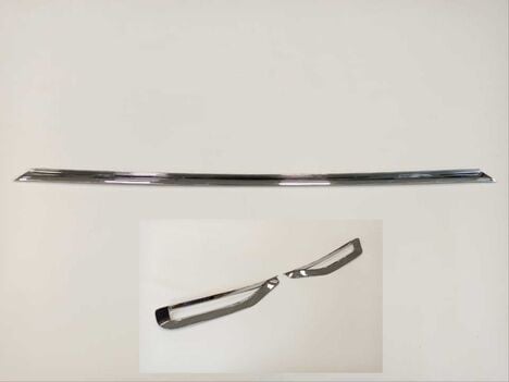 Toyota Corolla 2019+ Arka Tampon Alt Nikelajı Ve Sis Çerçeve Seti