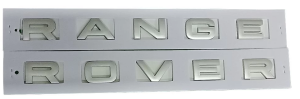 Range Rover Uyumlu Yedek Parça Bagaj Yazısı Gri