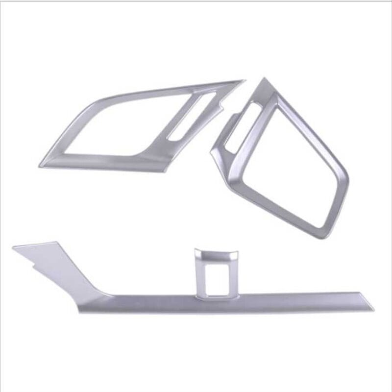 Honda Civic Fc5 Hava Menfez Kaplama 3 Parça - Silver Kalın 2016-2020