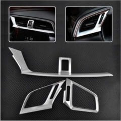 Honda Civic Fc5 Hava Menfez Kaplama 3 Parça - Silver Kalın 2016-2020