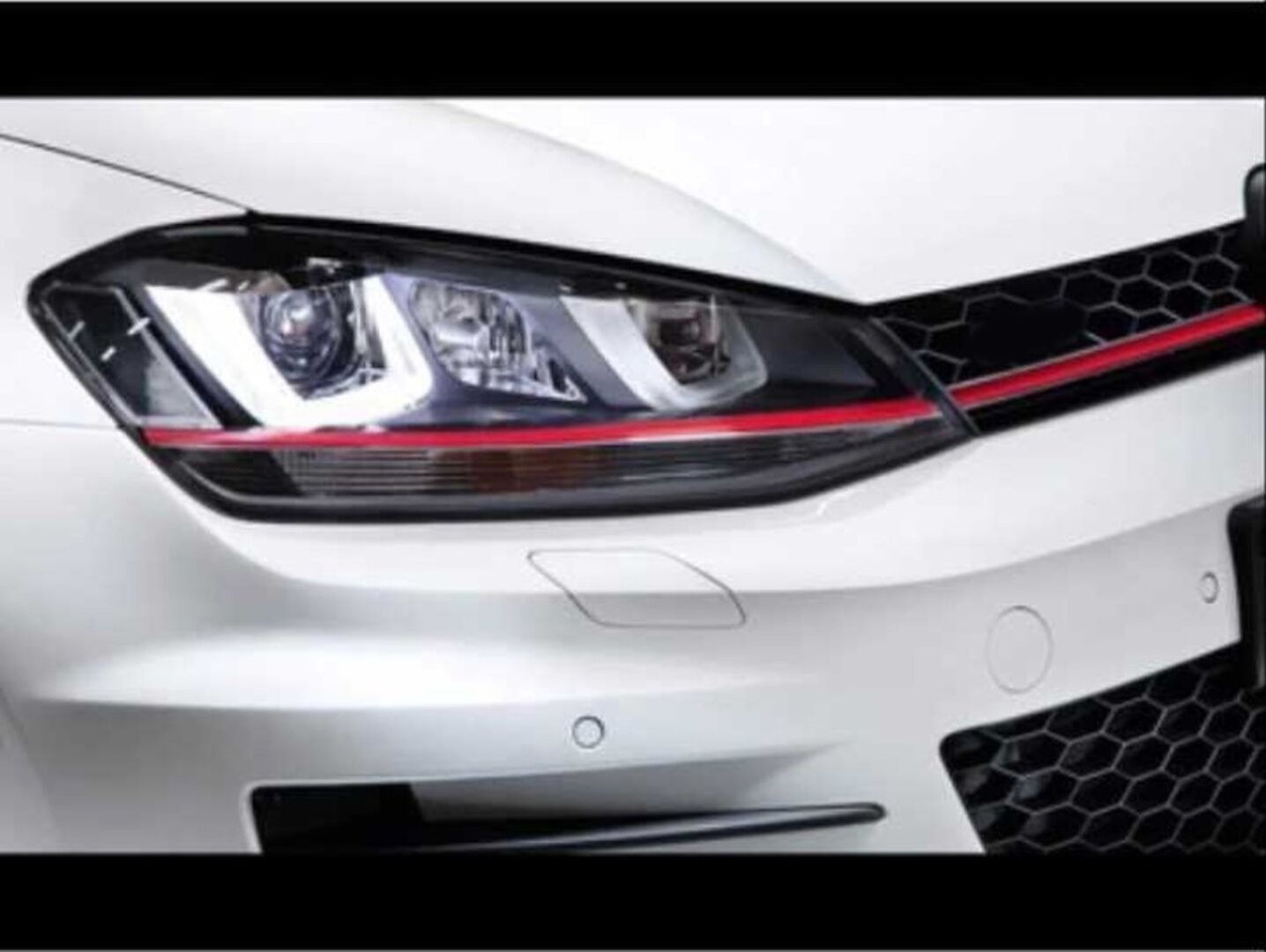 Golf 7 MK7 2012-2018 U Led Far Gti Kırmızı