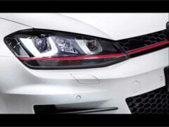 Golf 7 MK7 2012-2018 U Led Far Gti Kırmızı