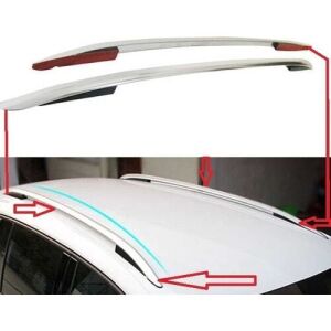 Volkswagen Tiguan 2016+ Uyumlu Yedek Parça OEM Tavan Çıtası / Gümüş