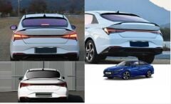 Hyundai Elantra 2021+Yüksek Spoiler Parlak Siyah