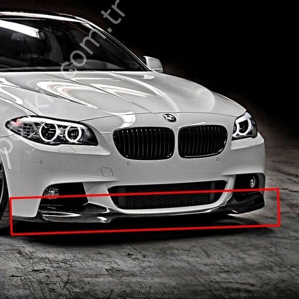 BMW F10 Uyumlu Yedek Parça Ön Lip Fiber