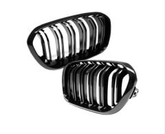 BMW F20 2016+ Çift Çizgi Böbrek - Piano Black