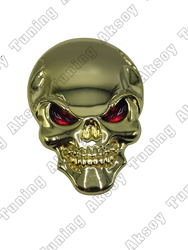 Kuru Kafa Bagaj Logosu Altın Sarısı 5×3.5 Cm