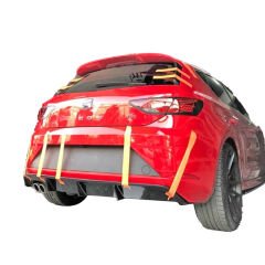 Seat Leon Mk3.5 2017 - Difüzör Custom Çıkışsız P Black