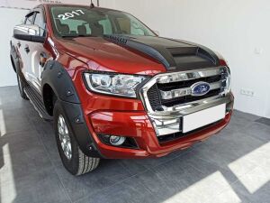 Ford Ranger Uyumlu Yedek Parça   2012-2016 Ön Sis Çerçevesi Kaplama Siyah Kalın