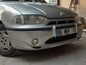 Fiat Palio Uyumlu Yedek Parça Sisli Ön Tampon Eki