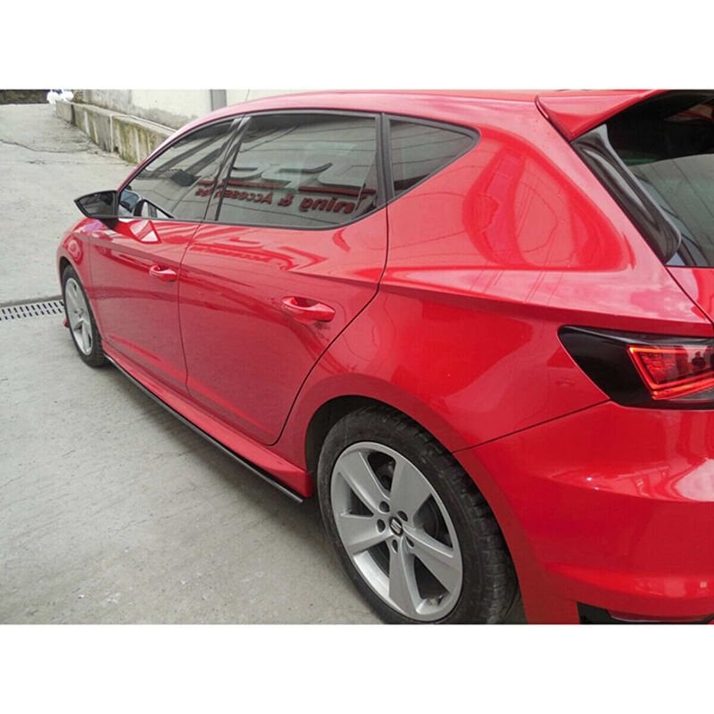 Seat Leon Mk3-3.5 2012 FLAPLI- Marşpiyel Alt Çıta Set Performance P Black