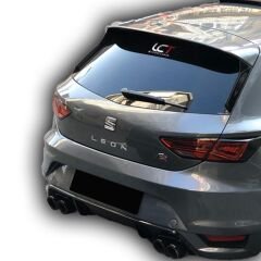 Seat Leon MK3.5 Çift Çıkış Difüzör PlastikBoyasız